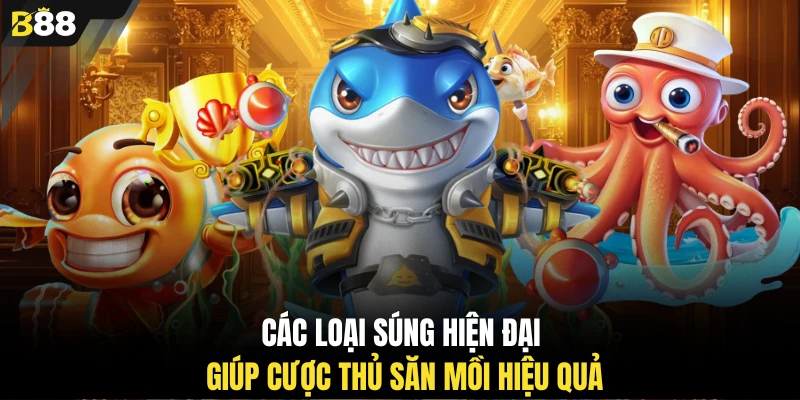 Các loại súng hiện đại giúp cược thủ săn mồi hiệu quả