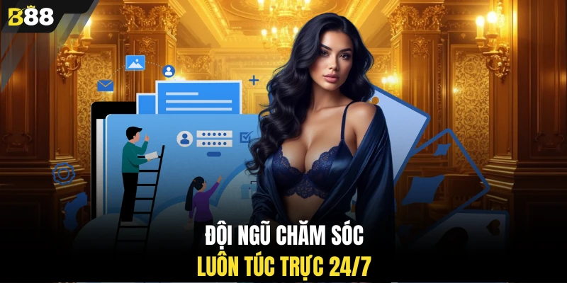 Đội ngũ chăm sóc luôn túc trực 24/7